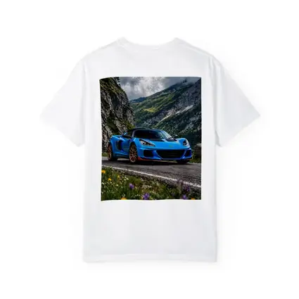 Lotus Elise Blue Sports Car Mountain Road