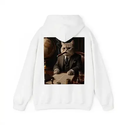 Boss Cat Godfather Suit Cigar Office