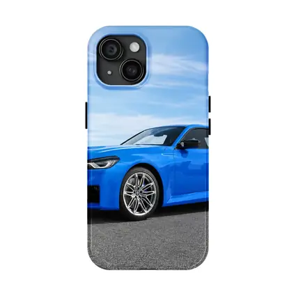 BMW M2 Coupe Blue Sunny Day Setting