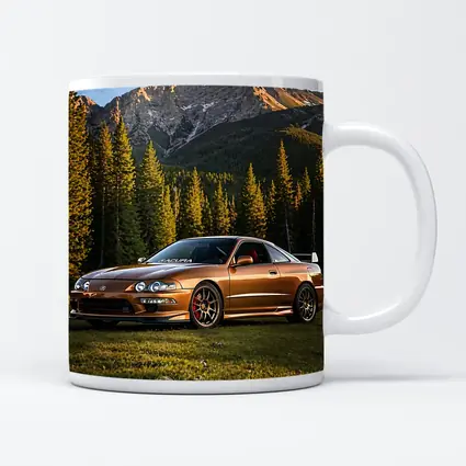 Acura Integra Gold Mountain Forest Setting