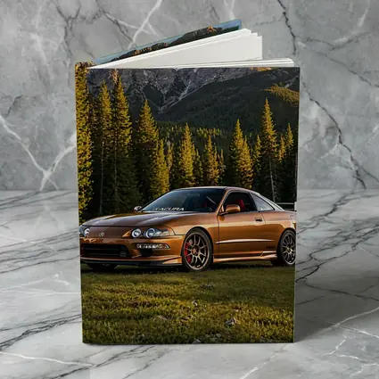 Acura Integra Gold Mountain Forest Setting