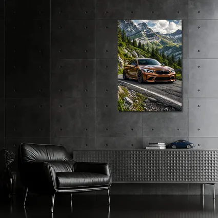 BMW M2 Bronze Coupe Mountain Road
