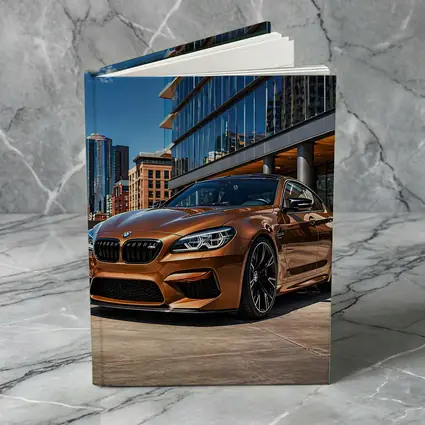 BMW M6 Bronze Coupe Urban City Setting