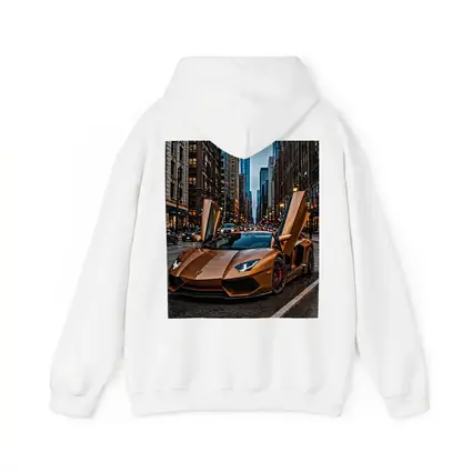 Lamborghini Aventador Gold City Street