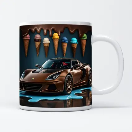 Lotus Elise Brown Sports Car Ice Cream