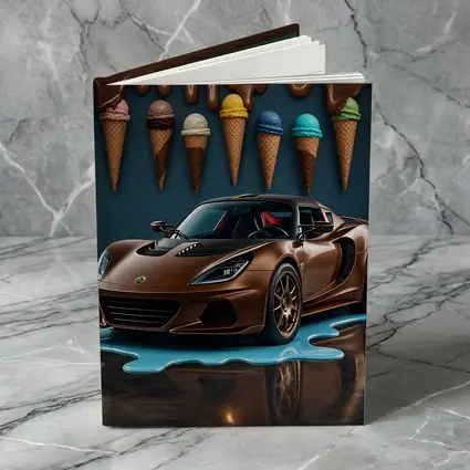 Lotus Elise Brown Sports Car Ice Cream