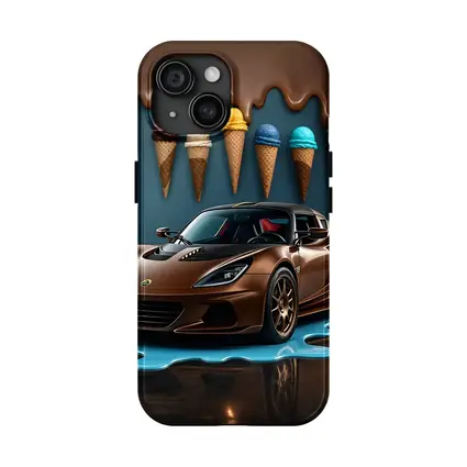Lotus Elise Brown Sports Car Ice Cream
