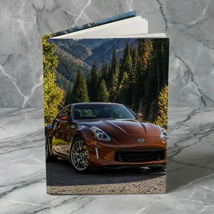 Nissan 370Z Brown Sports Car Mountain Setting