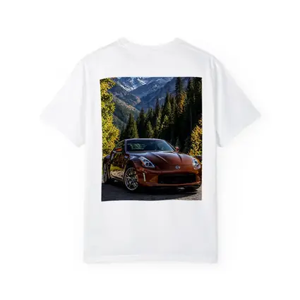 Nissan 370Z Brown Sports Car Mountain Setting