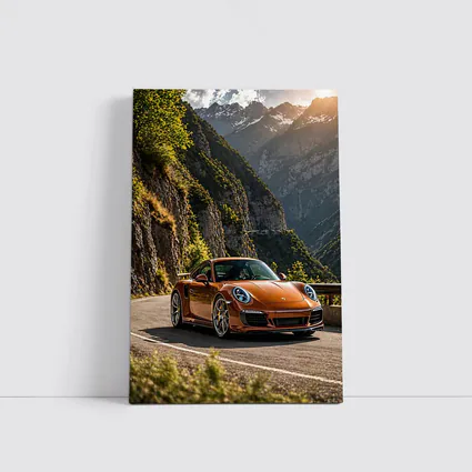 Porsche 911 Orange Mountain Road Drive