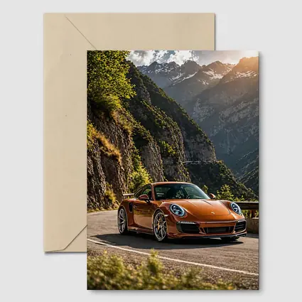 Porsche 911 Orange Mountain Road Drive
