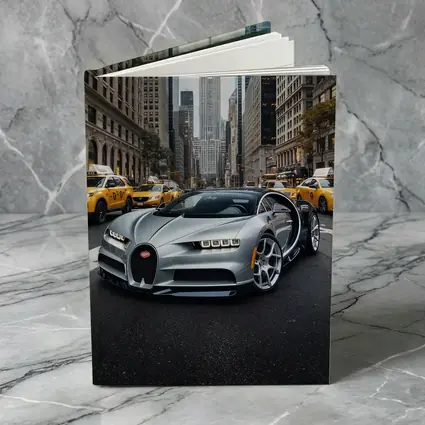 Bugatti Chiron Silver New York City Street