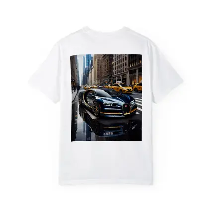 Bugatti Chiron Cruising Wet New York Streets