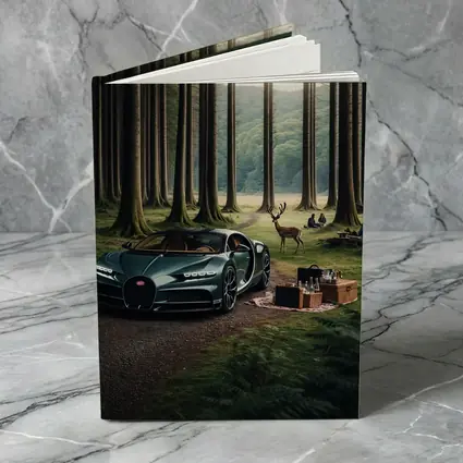 Bugatti Chiron Parked In Forest Clearing