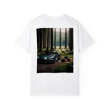 Bugatti Chiron Parked In Forest Clearing