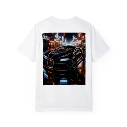 Bugatti La Voiture Noire Neon City Night