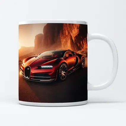 Bugatti Chiron Red Desert Canyon Drive