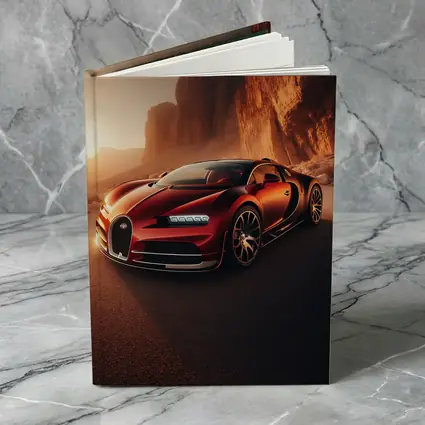 Bugatti Chiron Red Desert Canyon Drive