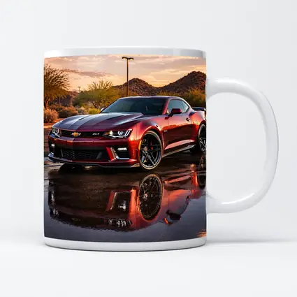 Chevrolet Camaro ZL1 Desert Sunset Reflection