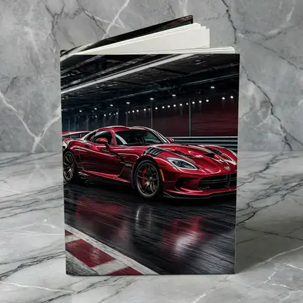 Dodge Viper Red Sports Car Racing Track