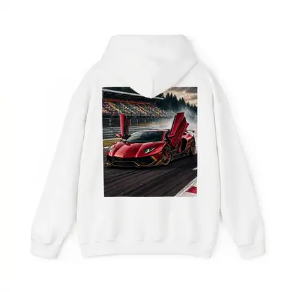 Red Lamborghini Aventador Drifting Race Track
