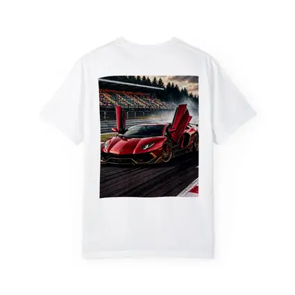 Red Lamborghini Aventador Drifting Race Track