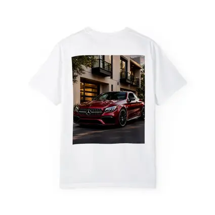 Mercedes AMG C63 Red Coupe Modern House