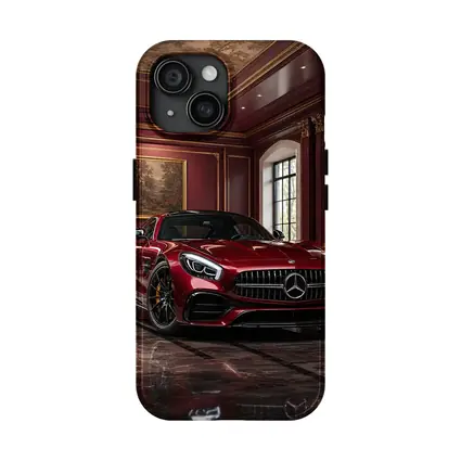 Mercedes AMG GT Red Luxury Mansion Interior