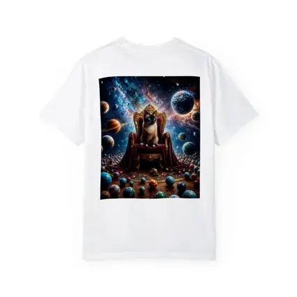 Siamese Cat Ruling Cosmic Galaxy Throne