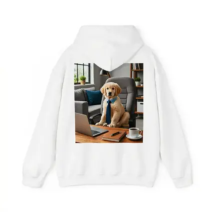 Golden Retriever Puppy Boss Home Office