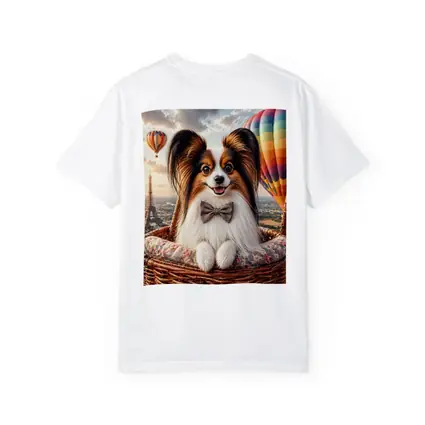 Papillon Dog Hot Air Balloon Paris