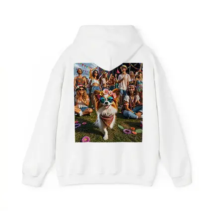 Papillon Dog Festival Flowers Sunglasses Crowd