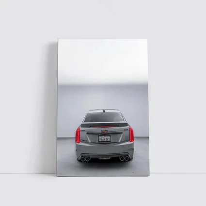 Cadillac CTS Rear View Gray Studio