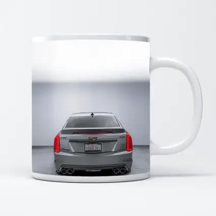 Cadillac CTS Rear View Gray Studio