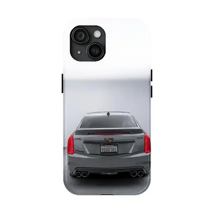 Cadillac CTS Rear View Gray Studio