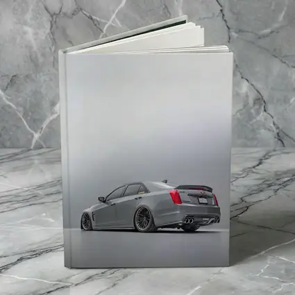Cadillac CTS Slammed Gray Studio Shot