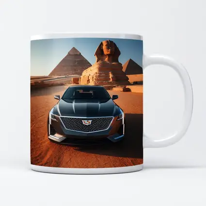 Cadillac CT6 Egypt Pyramids Sphinx Desert