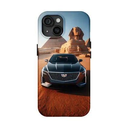 Cadillac CT6 Egypt Pyramids Sphinx Desert