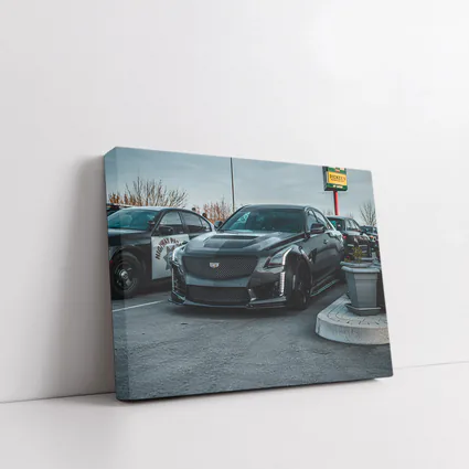 Cadillac CTS Black Widebody Street Shot