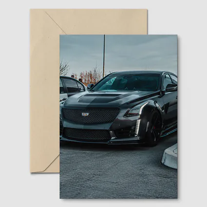 Cadillac CTS Black Widebody Street Shot