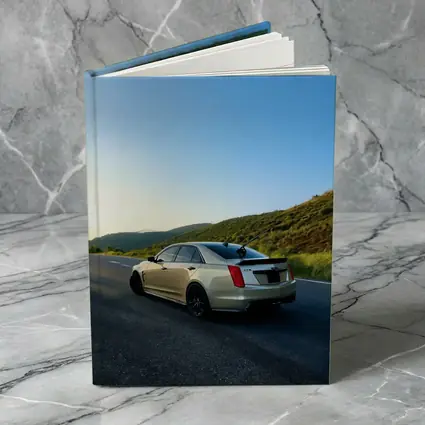 Cadillac CTS V On Mountain Highway