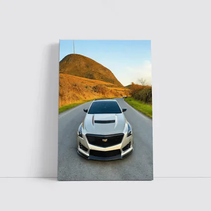 Cadillac CTS V On Mountain Road