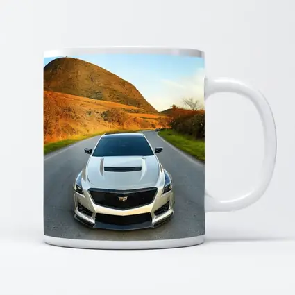 Cadillac CTS V On Mountain Road