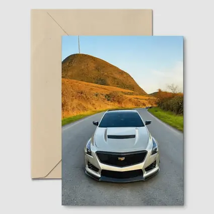 Cadillac CTS V On Mountain Road