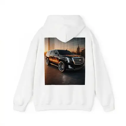 Cadillac Escalade Flame Wrap City Sunset