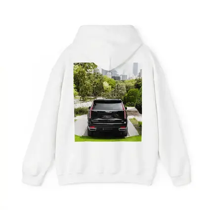 Cadillac Escalade Black SUV City Background