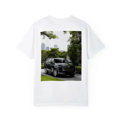 Cadillac Escalade Black SUV City Background