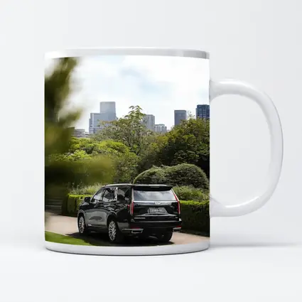 Cadillac Escalade Black SUV City Park