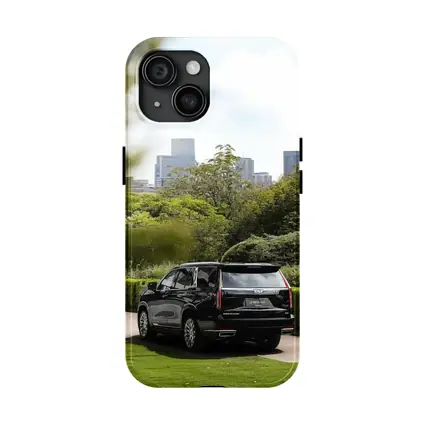 Cadillac Escalade Black SUV City Park