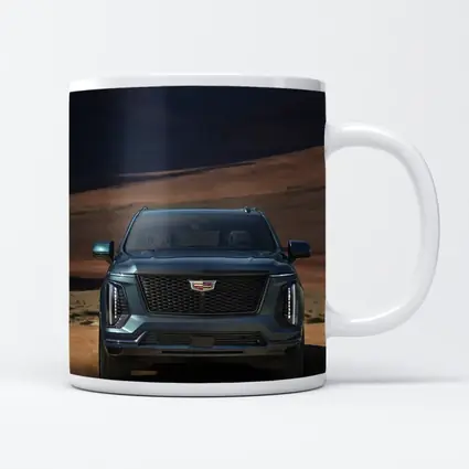 Cadillac Escalade SUV Desert Canyon Front View